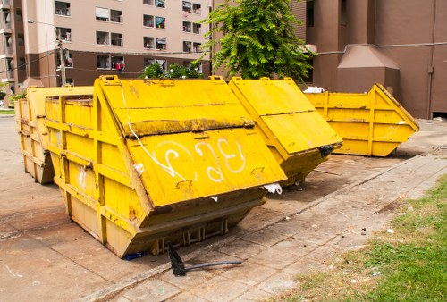 Construction site managed by Builders Waste North London