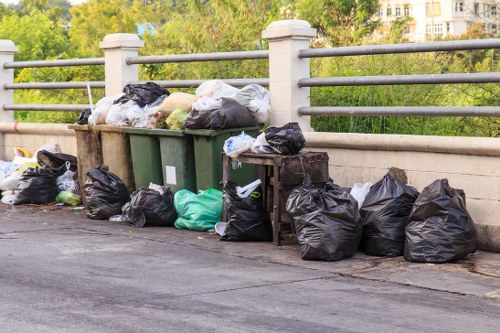 Community engaging in waste segregation in North London