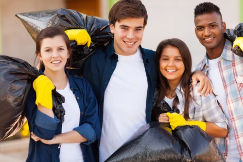 Smart waste management technology in North London