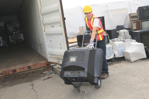 Residential waste bins for collection in North London